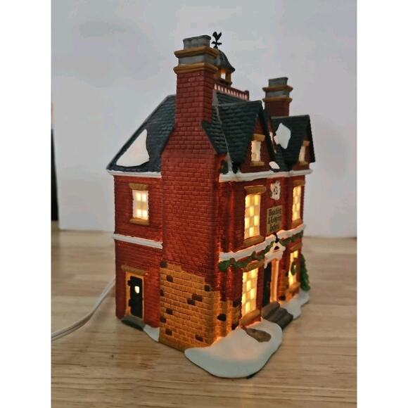 Dept 56 Boarding & Lodging School #5810-6 Dickens' Village Series WLite Orig Box - Picture 8 of 16